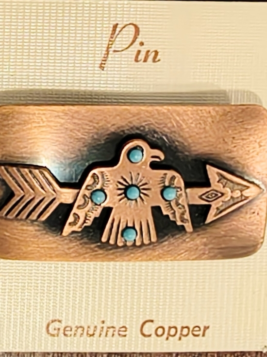 Jewelry - Genuine Copper Thunderbird Pin